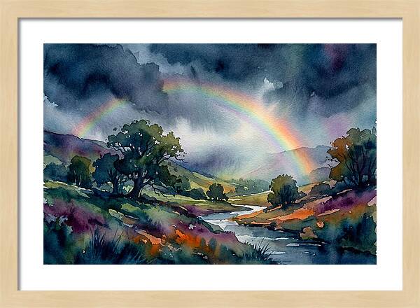 Rainbow Over Serene Valley