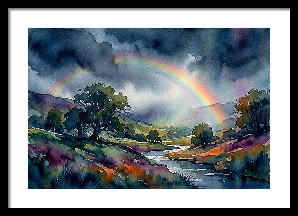 Rainbow Over Serene Valley