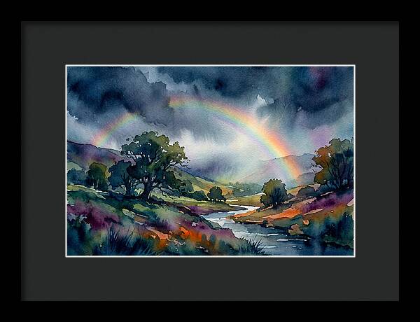 Rainbow Over Serene Valley