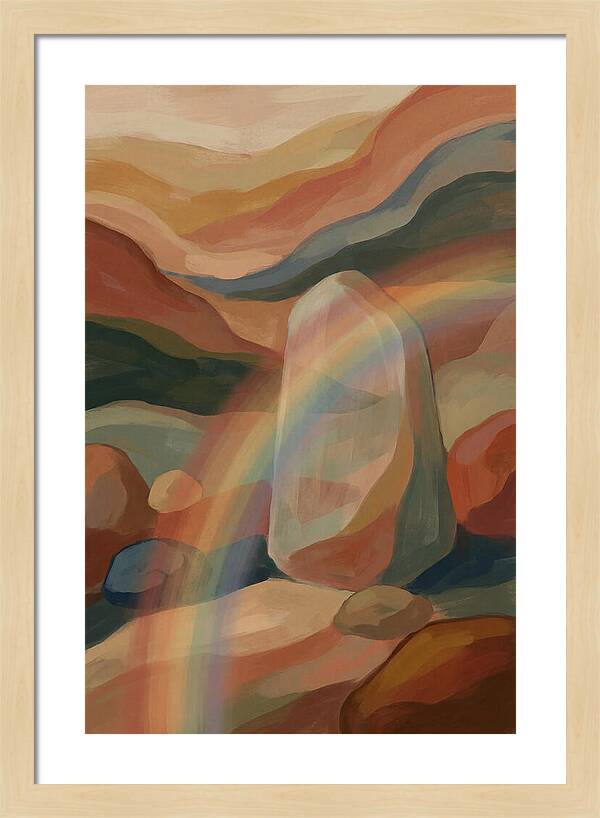 Rainbow Prism Refraction