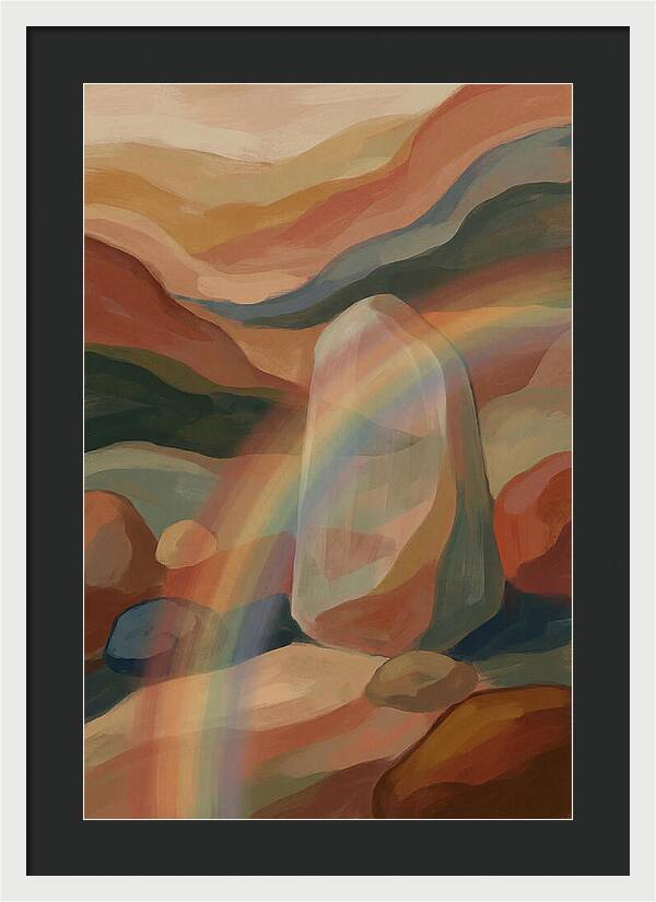 Rainbow Prism Refraction