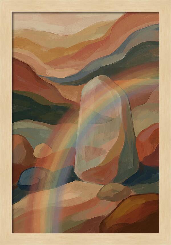 Rainbow Prism Refraction
