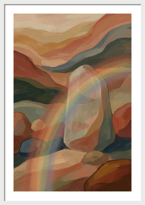 Rainbow Prism Refraction