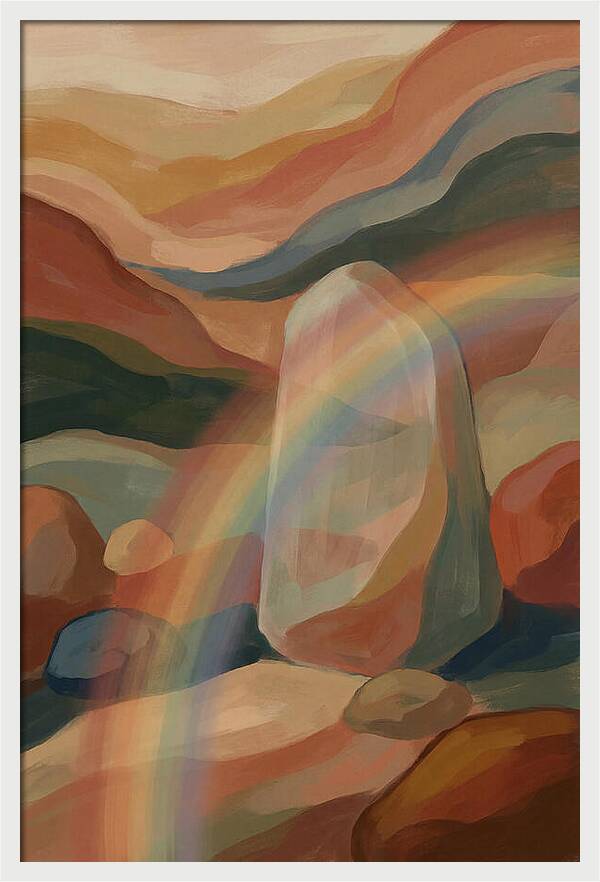 Rainbow Prism Refraction