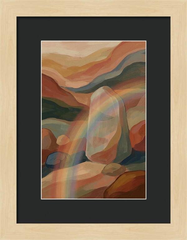 Rainbow Prism Refraction