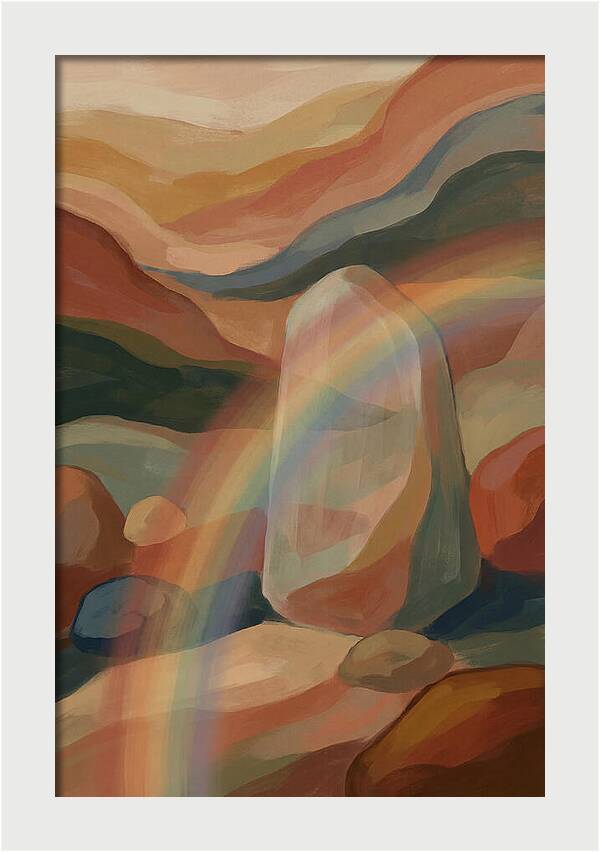 Rainbow Prism Refraction