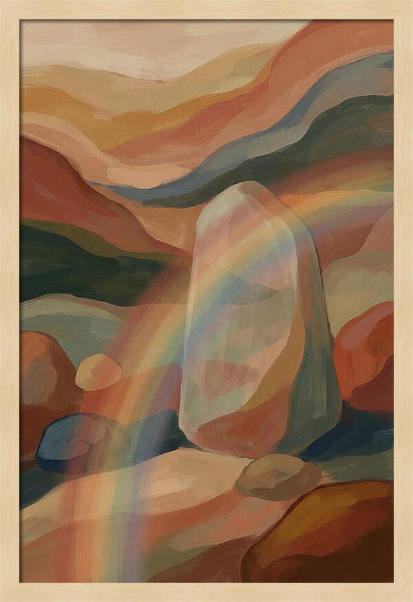 Rainbow Prism Refraction