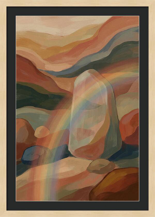Rainbow Prism Refraction