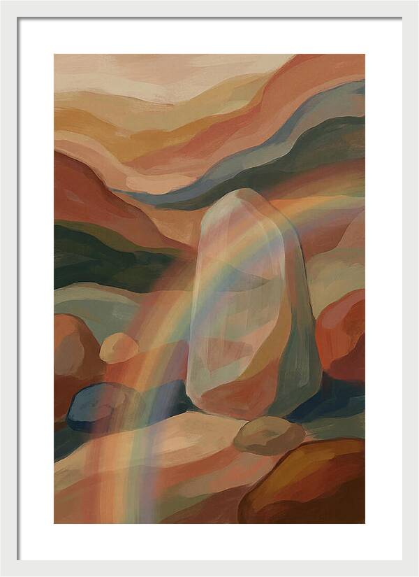 Rainbow Prism Refraction