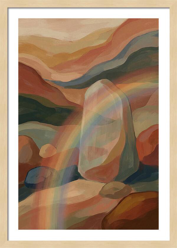 Rainbow Prism Refraction