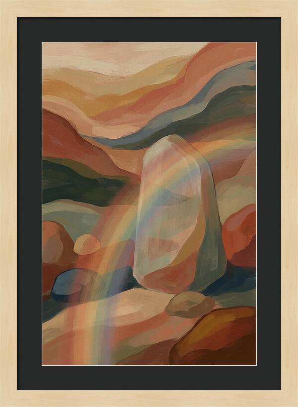 Rainbow Prism Refraction