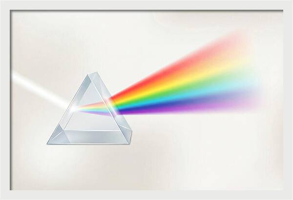 Rainbow Prism Refraction