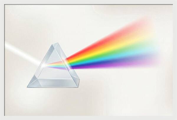 Rainbow Prism Refraction