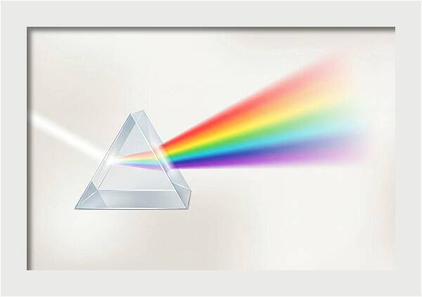 Rainbow Prism Refraction