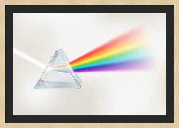 Rainbow Prism Refraction