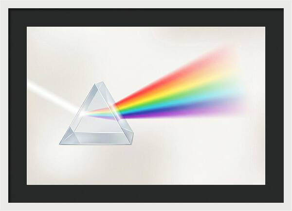 Rainbow Prism Refraction