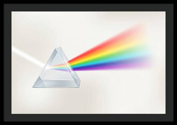 Rainbow Prism Refraction