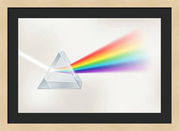 Rainbow Prism Refraction
