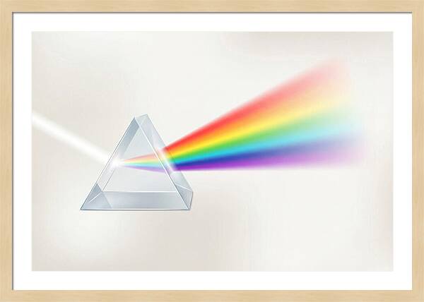 Rainbow Prism Refraction
