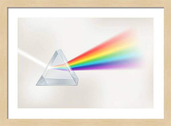 Rainbow Prism Refraction