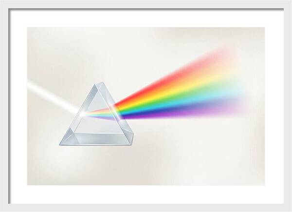 Rainbow Prism Refraction