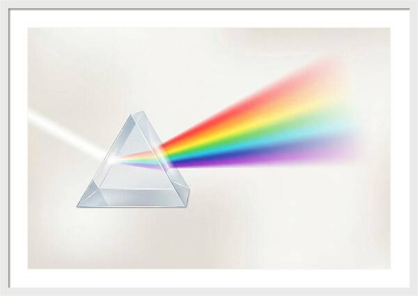 Rainbow Prism Refraction