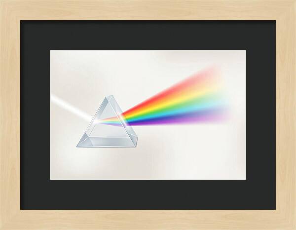 Rainbow Prism Refraction