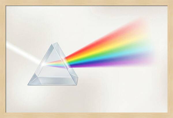 Rainbow Prism Refraction