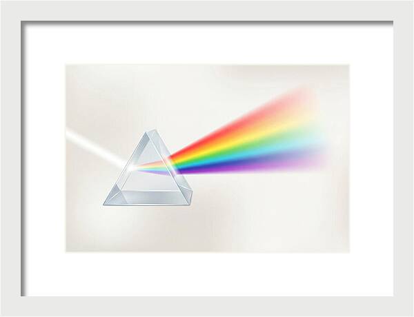 Rainbow Prism Refraction