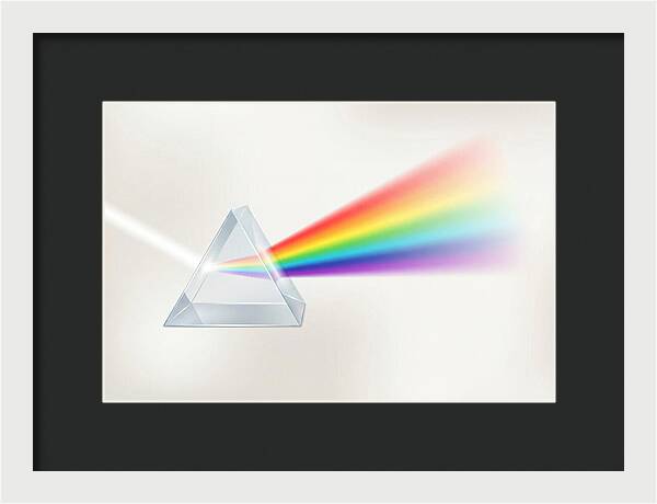 Rainbow Prism Refraction