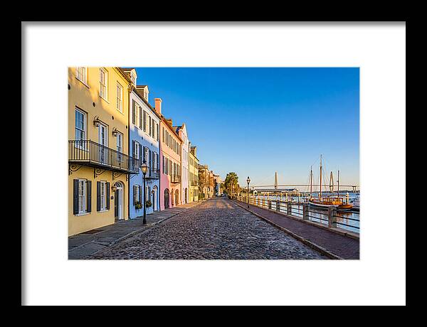 Rainbow Row In Charleston