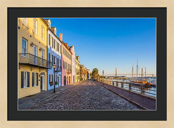Rainbow Row In Charleston