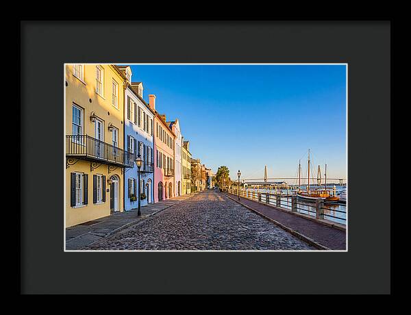 Rainbow Row In Charleston