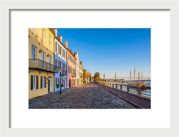 Rainbow Row In Charleston