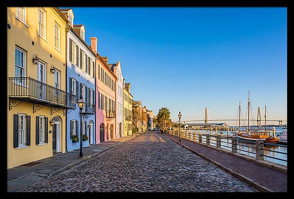 Rainbow Row In Charleston