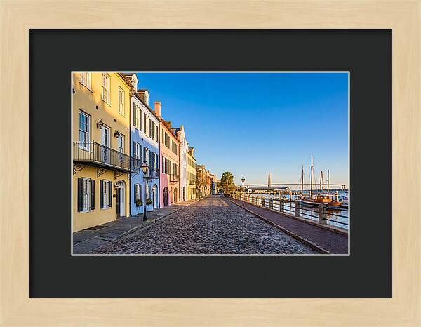 Rainbow Row In Charleston
