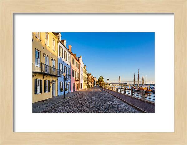 Rainbow Row In Charleston