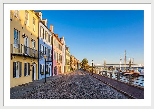 Rainbow Row In Charleston