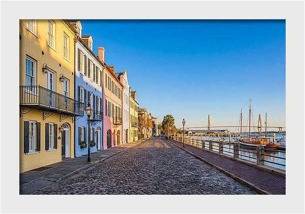 Rainbow Row In Charleston