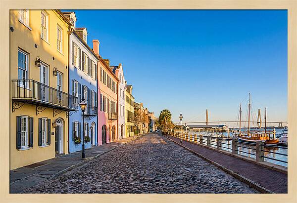 Rainbow Row In Charleston