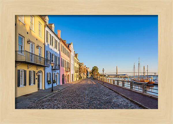 Rainbow Row In Charleston