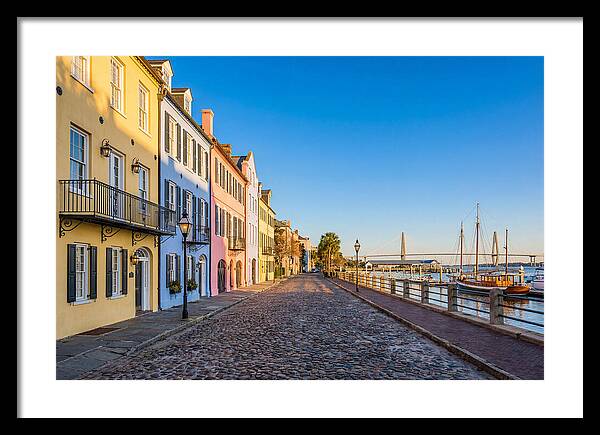 Rainbow Row In Charleston