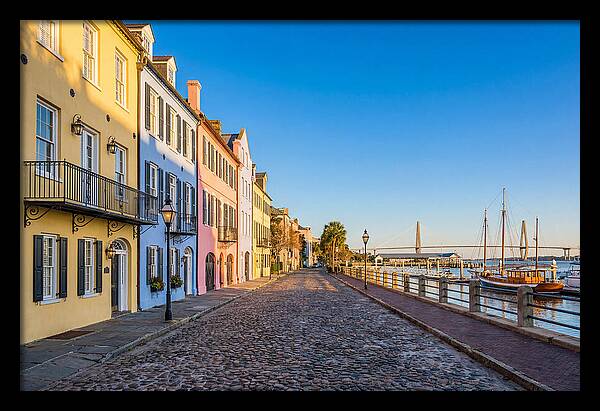 Rainbow Row In Charleston