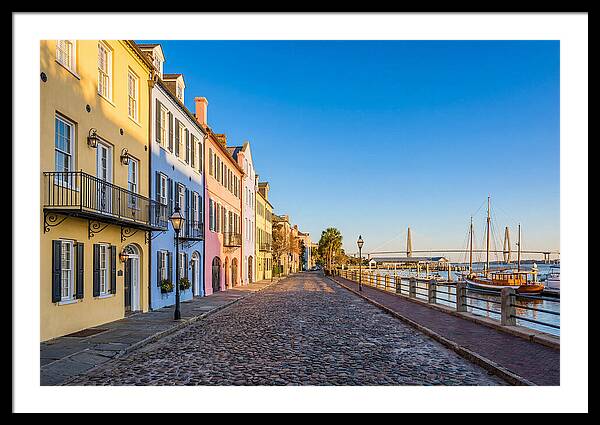 Rainbow Row In Charleston