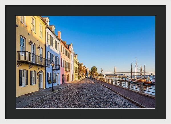 Rainbow Row In Charleston