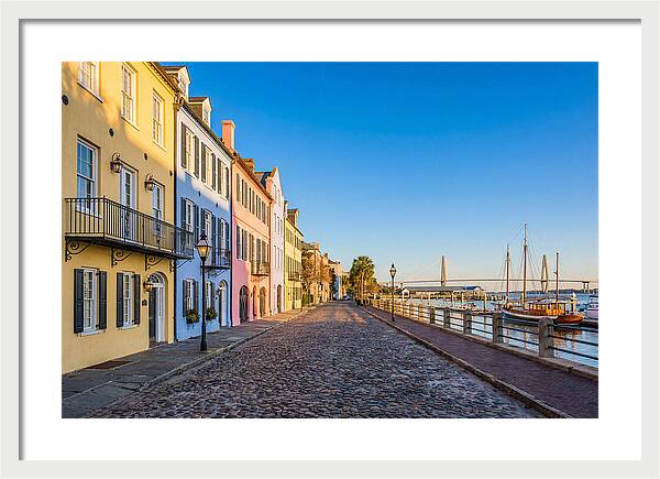 Rainbow Row In Charleston