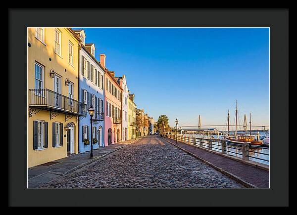 Rainbow Row In Charleston