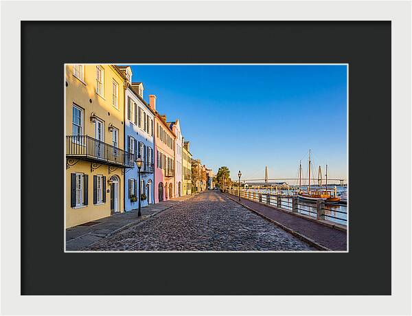 Rainbow Row In Charleston