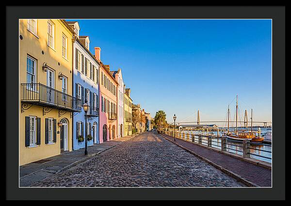 Rainbow Row In Charleston