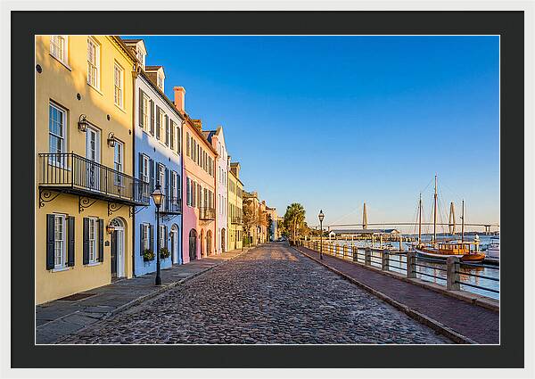 Rainbow Row In Charleston